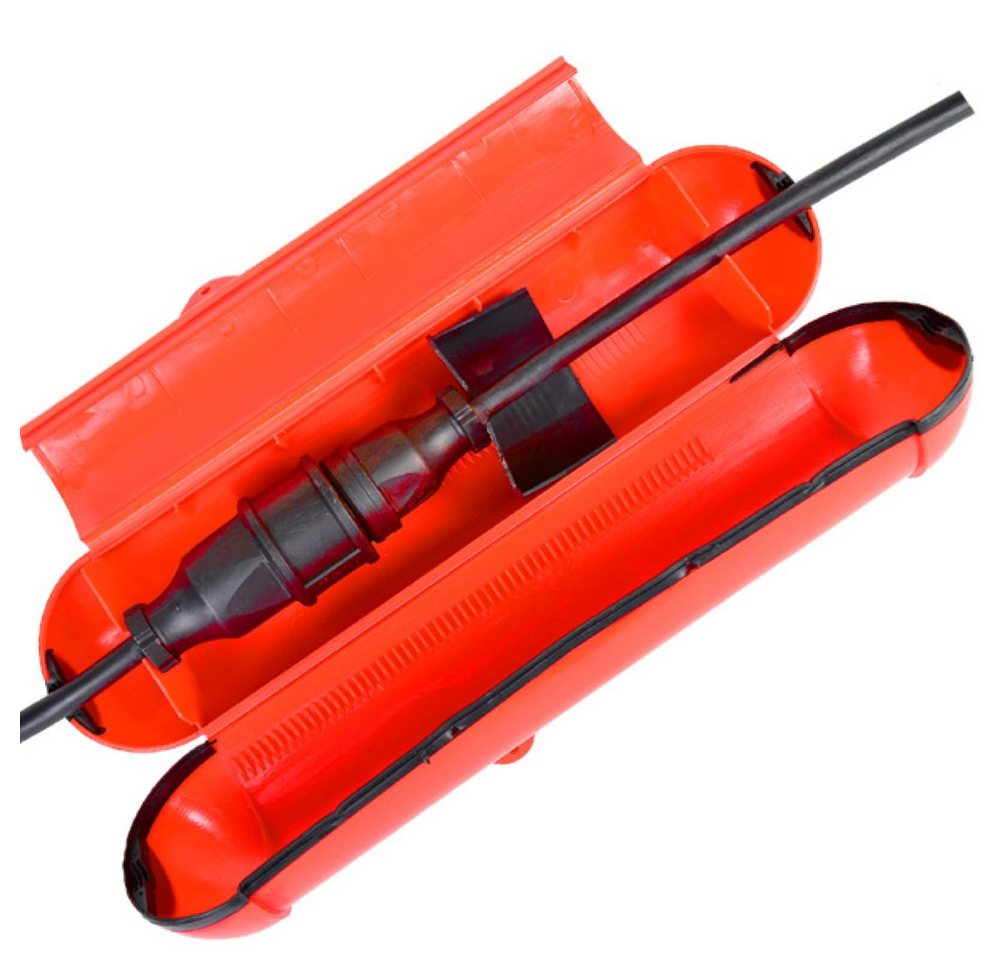 HABA B.V. Kabelbox Kabelsafe Kabelbox CEE + Schuko Silikondichtung mit Schloss Wohnmobil – Bild 2 von 5