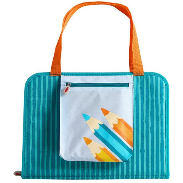 Haba Bastelkartonpapier Mitnehm-Kreativtasche, Kreativset, Bastelkoffer, DIY Bastelkit