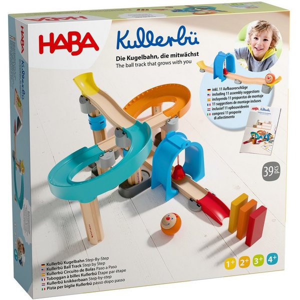 Haba Kugelbahn Kullerbü - Step-By-Step, (39-tlg)