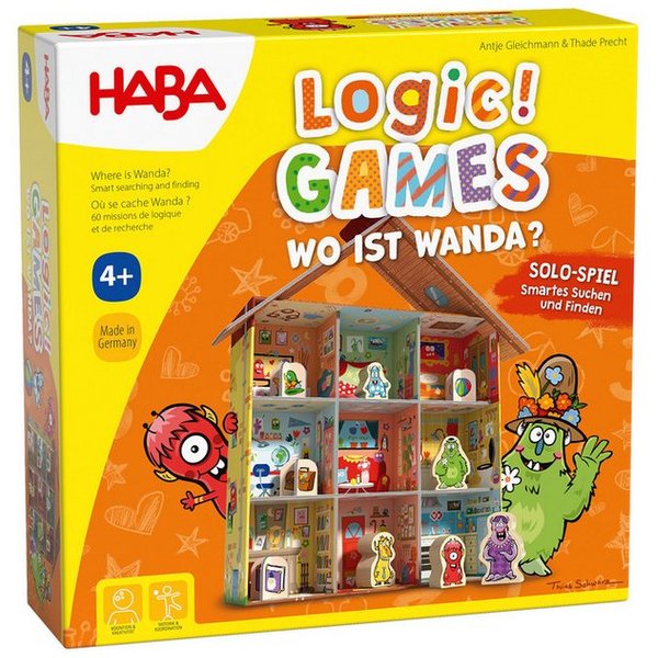 Haba Lernspielzeug Logic! GAMES - Wo ist Wanda?, unisex neutral