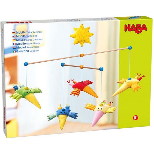 Haba Lernspielzeug Mobile Zwitscherlinge, unisex neutral