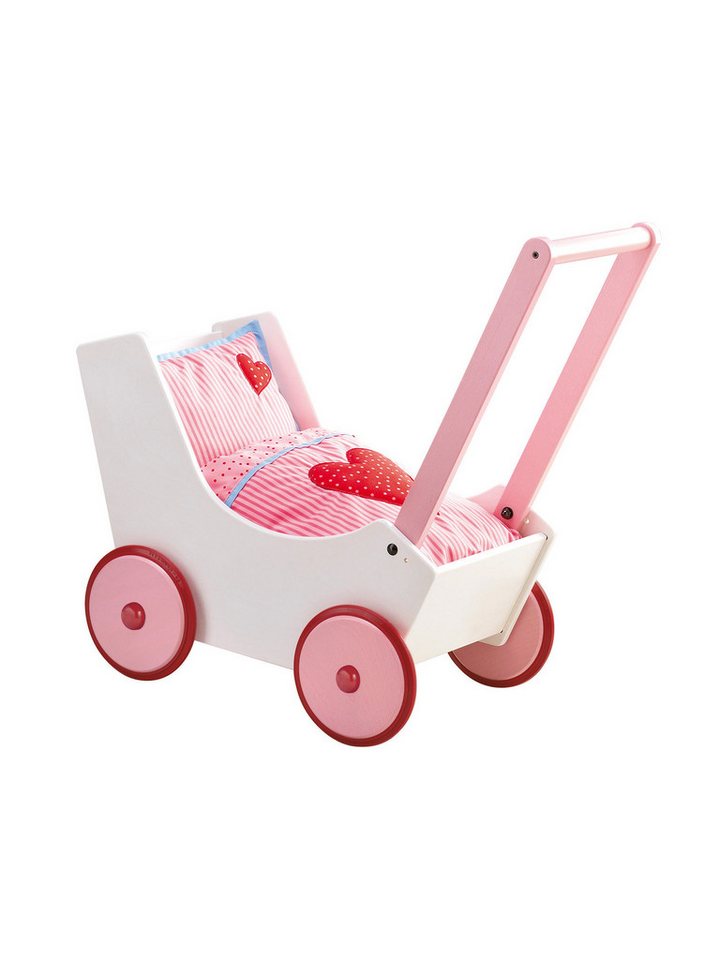 Haba Puppenwagen Puppenwagen Herzen, unisex neutral – Bild 2 von 4