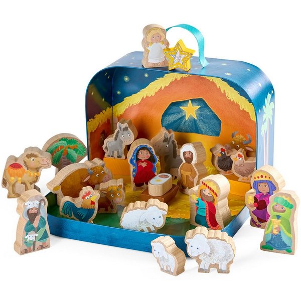 Haba Spielwelt im Koffer - Weihnachtskrippe