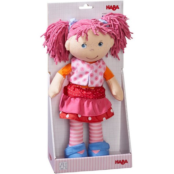 Haba Stoffpuppe Puppe Lilli-Lou, 30 cm, unisex neutral