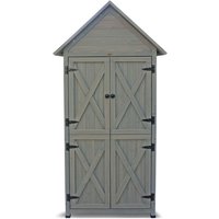 HABAU Gartenschrank »Lena«, 83 x 45 x 178 cm, grau