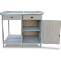 HABAU Pflanztisch Unterschrank, 98 x 48 x 95 cm, grau