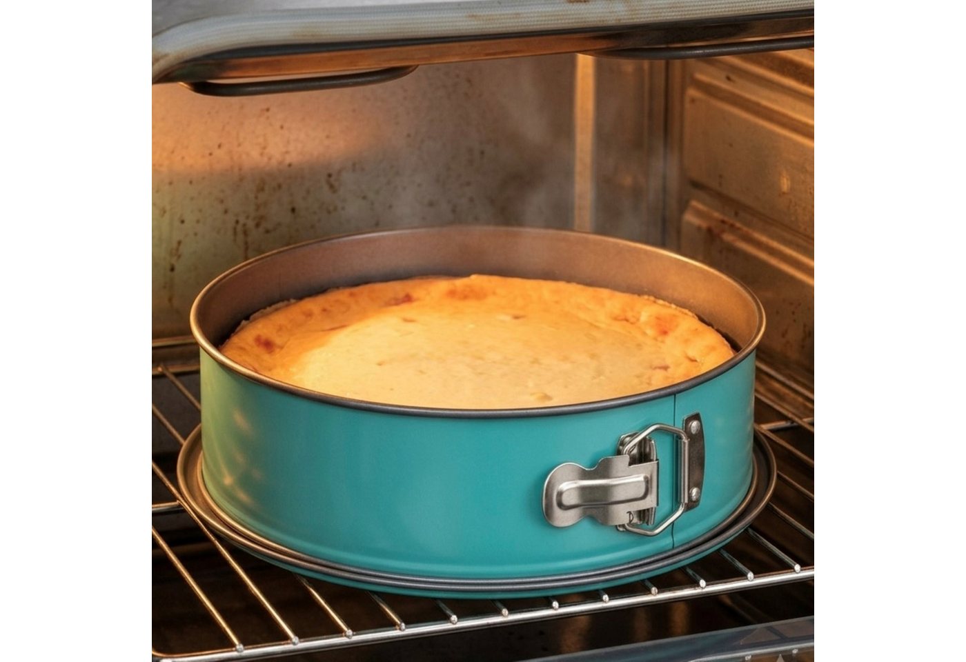 HAC24 Backform 2er Set Springformen Pink & Mint Kuchenform, (2-tlg), Ø 26 cm mit 2-fach Antihaft Hitzebeständig bis 230 °C – Bild 4 von 4