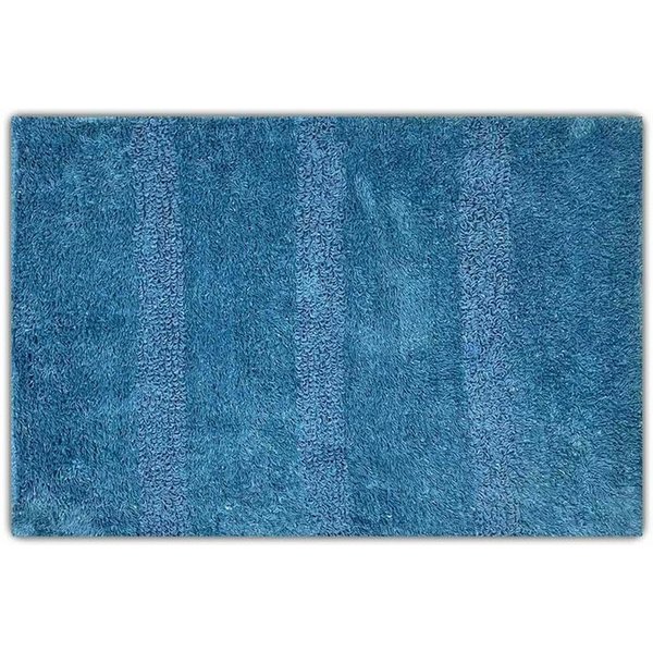 HAC24 Badematte Badezimmer Teppich Badvorleger Badteppich Badläufer, Waschbar, Baumwolle, Raute, 60 x 40 cm Saugstark Waschbar bei 30 °C