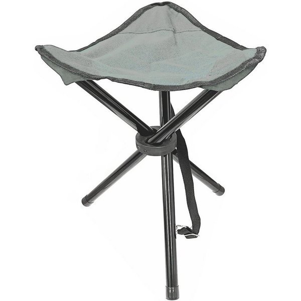 HAC24 Campinghocker Camping Hocker Falthocker Angelhocker Campingstuhl Dreibeinhocker, bis 80 kg inkl. Tragegurt und Klettverschluss