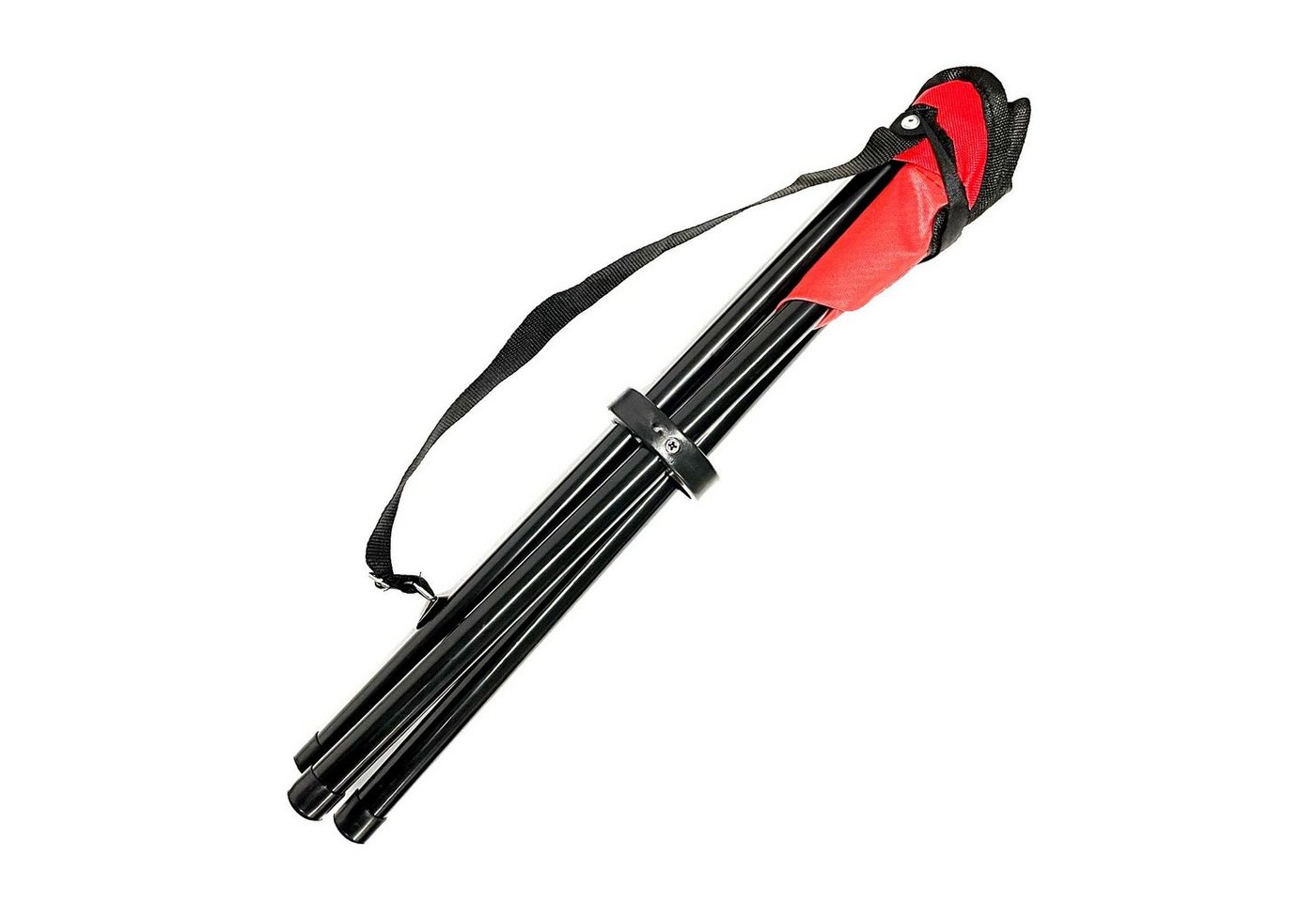 HAC24 Campinghocker Camping Hocker Falthocker Angelhocker Campingstuhl Dreibeinhocker, bis 80 kg inkl. Tragegurt und Klettverschluss – Bild 3 von 5