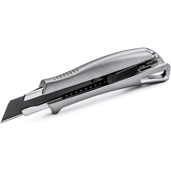 HAC24 Cuttermesser Profi Cuttermesser Teppichmesser Universalmesser Paketmesser, (1-tlg), aus Aluminium, mit scharfer Klinge