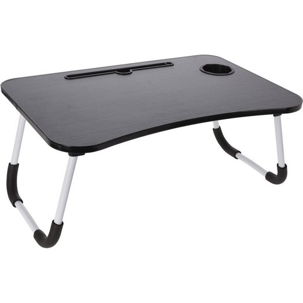 HAC24 Klapptisch Betttablett Laptop Tablett Betttisch Tablettisch Bett Sofa Tisch (1-St), mit Schublade Getränkehalter Klappbar 60 x 40 cm