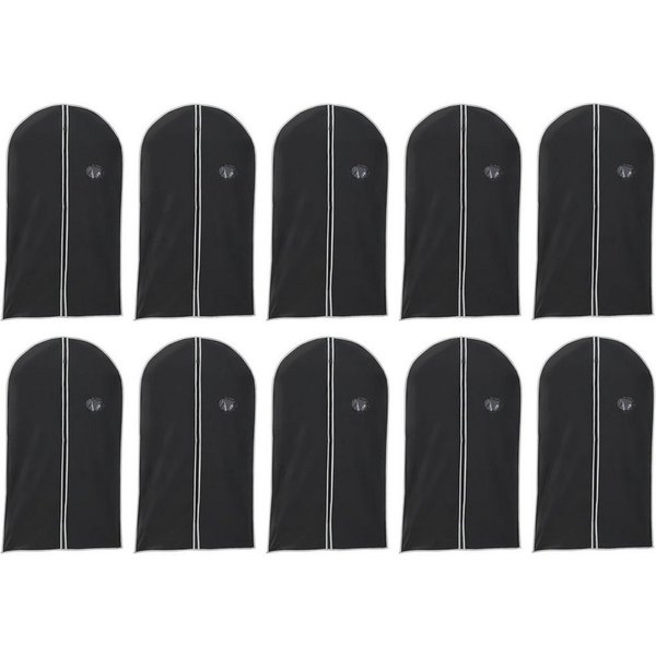 HAC24 Kleidersack Kleiderhülle Schutzhülle Kleidersack Aufbewahrungs Hülle Kleiderschutz (Set, 10 St., 135 x 60 cm) mit Reißverschluss & Sichtfenster Schutzhüll