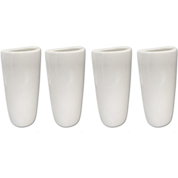 HAC24 Luftbefeuchter 4er Set Keramik Raumbefeuchter Heizkörper Wasserverdunster für Heizung, 0,35 l Wassertank, Inkl. Duftöl