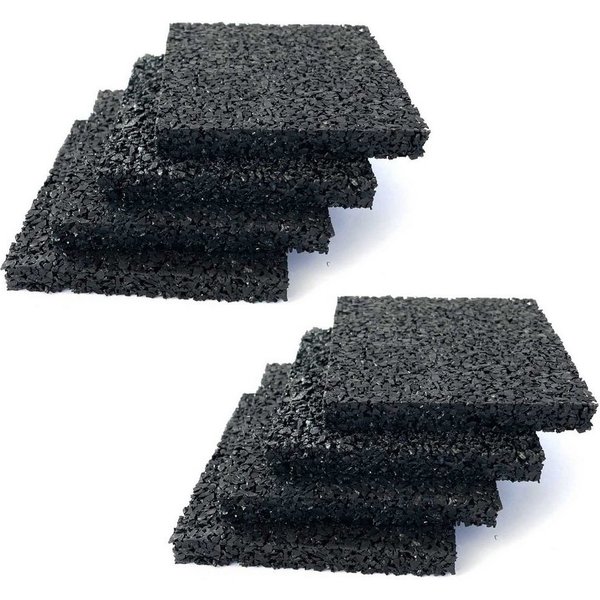 HAC24 Vibrationsdämpfer Antivibration Gummipads Pad Schwingungsdämpfer Gummi, (8-St), für Waschmaschinen, Trocknern, Subwoofer oder Lautsprecher