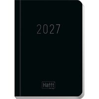 Häfft Mini Timer, Kalender 2027, DIN A7, black edition