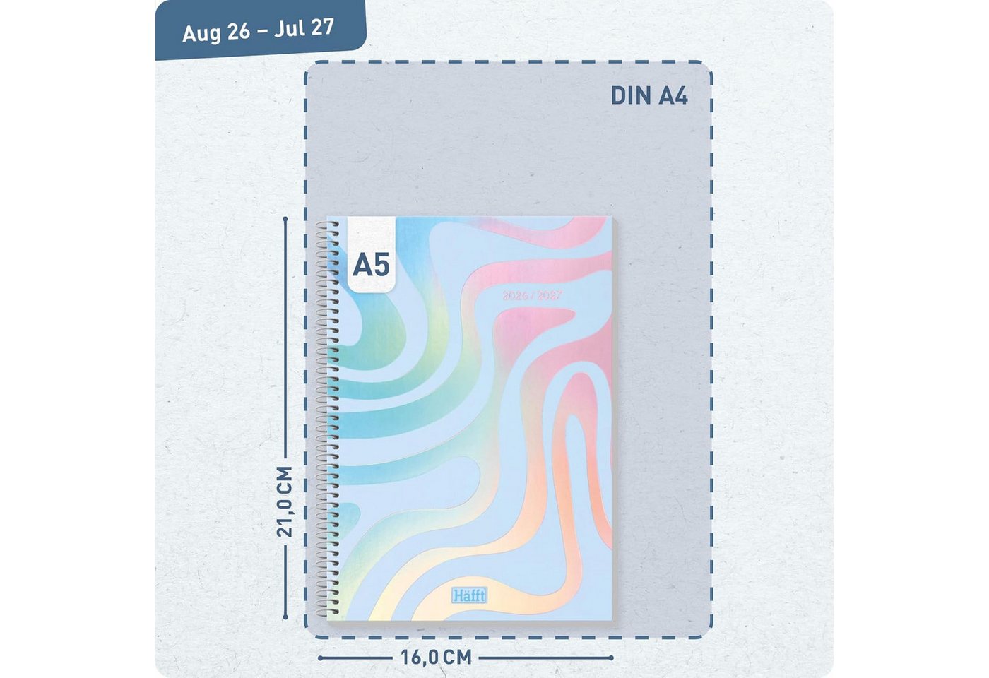 Häfft Schülerkalender College-Timer 2026/2027 / A5 – Bild 3 von 5
