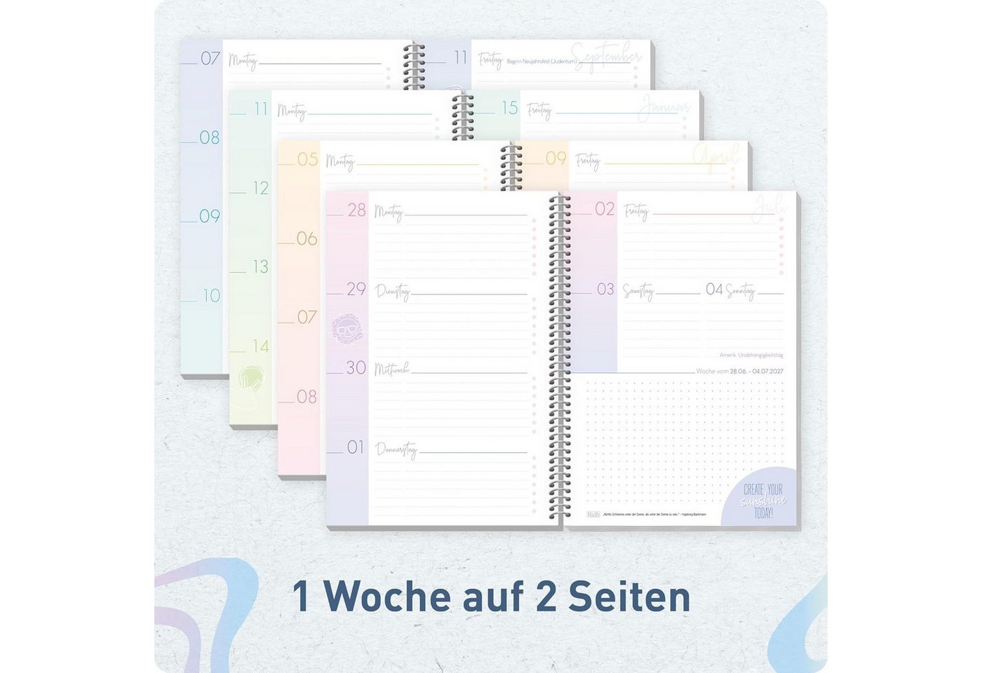 Häfft Schülerkalender College-Timer 2026/2027 / A5 – Bild 4 von 5