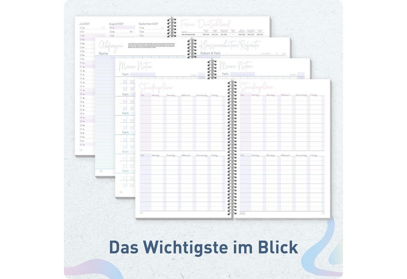 Häfft Schülerkalender College-Timer 2026/2027 / A5 – Bild 5 von 5