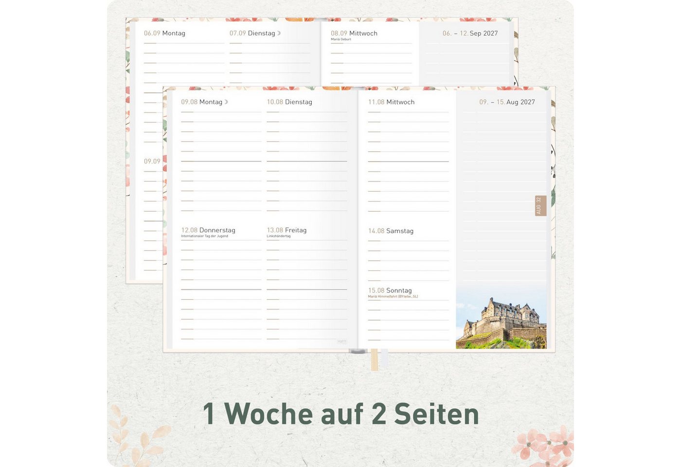 Häfft Terminkalender Chäff-Timer Mini 2026/2027 / 17 Monate / A6+ – Bild 4 von 5