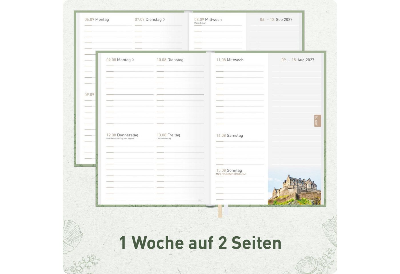 Häfft Terminkalender Chäff-Timer Mini 2026/2027 / 17 Monate / A6+ – Bild 4 von 5