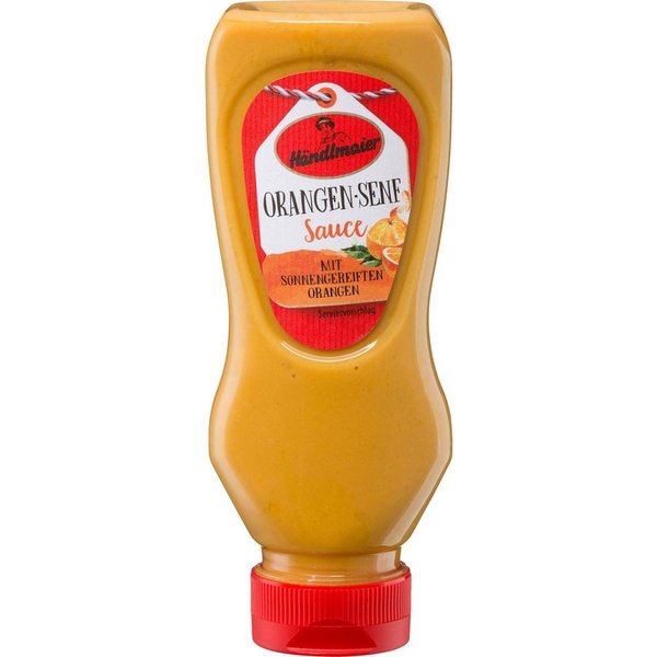 Händlmaier Saucen, Händlmaiers Feinkost Orangen Senf Sauce vegetarisch fruchtig 225ml