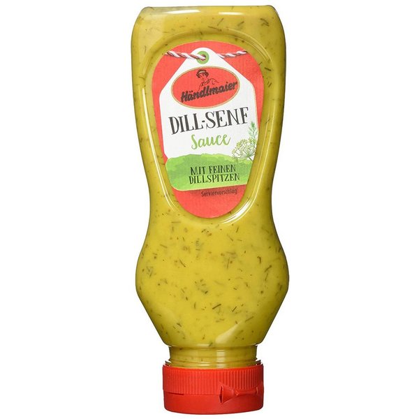 Händlmaier Saucen, Händlmaier Dill Senf Sauce Vegan Milde Schärfe Flasche 225ml