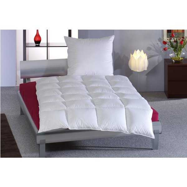 Haeussling Daunenbettdecke Swiss Royal, Bettdecken für Sommer und Winter, Ganzjahresdecke, Decke, Füllung: 90% Daunen, 10% Federn, Bezug: 100% Baumwolle, Bettde
