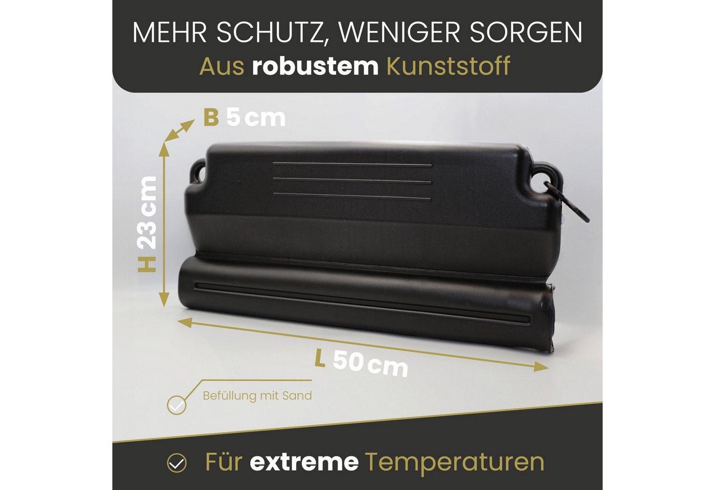 HAF Pool-Abdeckplane Eisdruckpolster Pool Überwinterung Effektiver Schutz vor Frostschäden (Inkl. Haken zur Verbindung der Polster, 12-St., Größe pro Stück: 50  – Bild 5 von 5