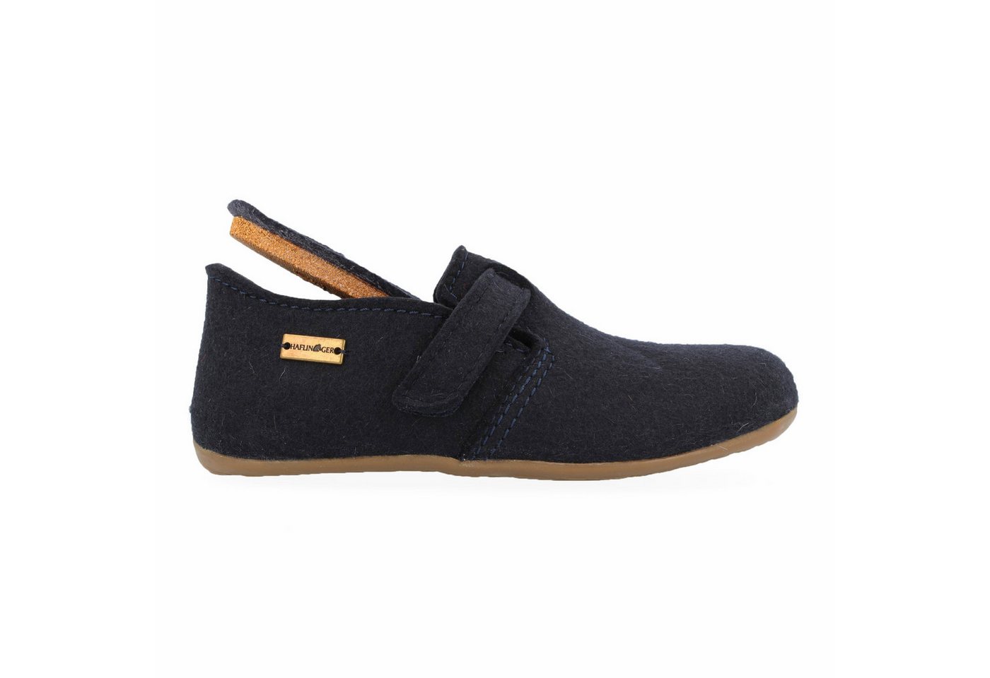 Haflinger Everest Focus Filzpantoffel mit verstellbarem Riemen Hausschuh unisex Hausschuh – Bild 3 von 3