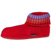 Haflinger Hüttenschuhe "Paul" rot