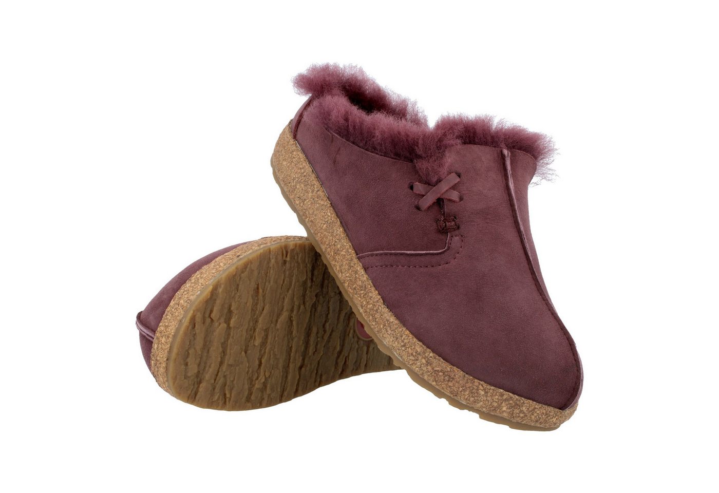 Haflinger Haflinger Saskatchewan Lammfell Leder Hausschuhe Unisex Hausschuh – Bild 2 von 2