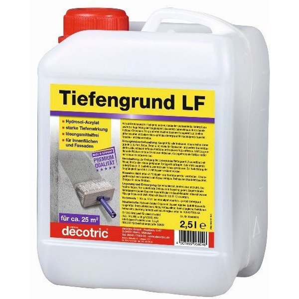 decotric® Haftgrund Decotric Tiefengrund LF 2,5 L