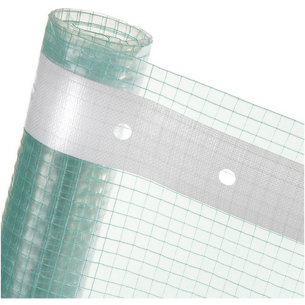 HaGa Gitterfolie in 1,5m Breite (Meterware), Gewächshausfolie, UV-stabilisiert, Sonnenschutzfolie