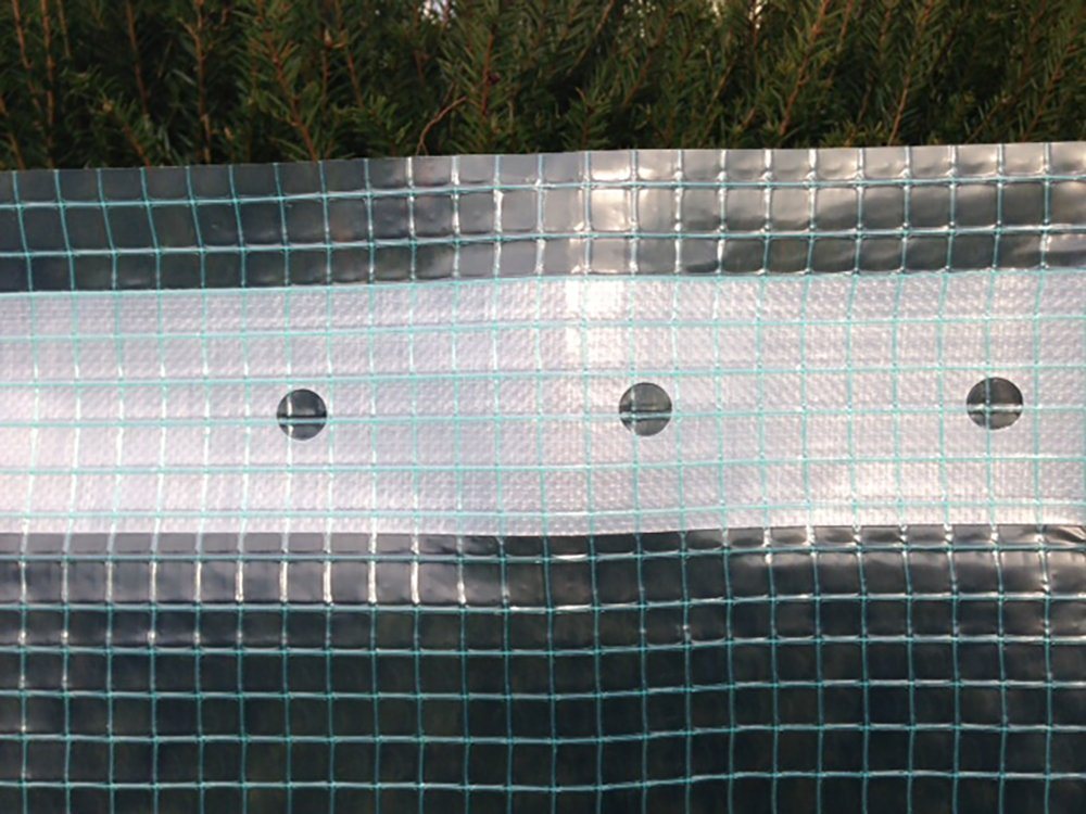 HaGa Gitterfolie in 1,5m Breite (Meterware), Gewächshausfolie, UV-stabilisiert, Sonnenschutzfolie – Bild 4 von 5