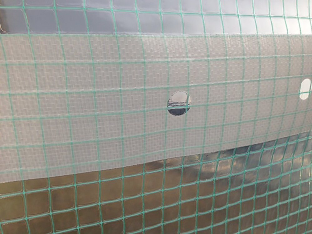 HaGa Gitterfolie in 1,5m Breite (Meterware), Gewächshausfolie, UV-stabilisiert, Sonnenschutzfolie – Bild 5 von 5