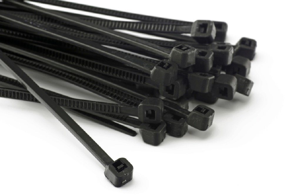HaGa Kabelbinder 100 Stück Kabelbinder 100mm x 2,5mm in grün (100-St) – Bild 4 von 5