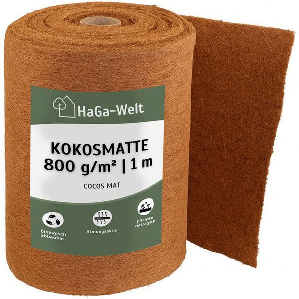 HaGa Kokosmatte Kokosmatte 1m x 2m 800g/m²