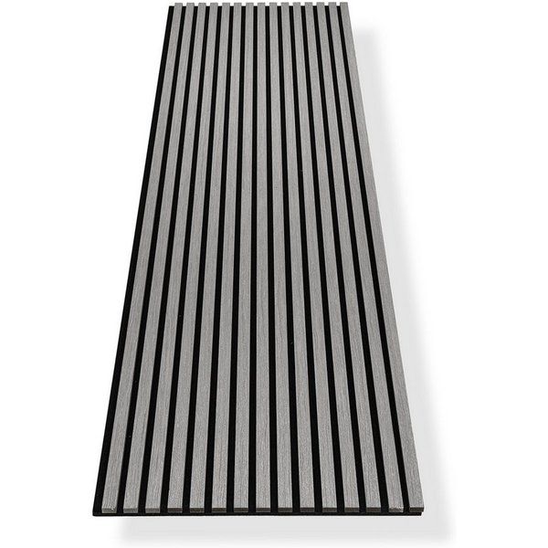 HAGEFOL Wandpaneel Akustikpaneele Holz, 3D Lamellenwand, verschiedene Größen, BxL: 60,00x240,00 cm, 1,44 qm, 3D Optik, Akustische Dämmung