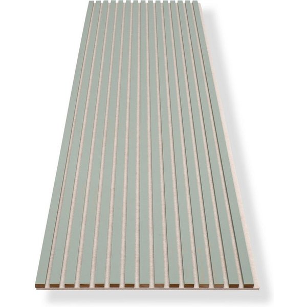 HAGEFOL Wandpaneel Akustikpaneele Holz, 3D Lamellenwand, verschiedene Größen, BxL: 60,00x240,00 cm, 1,44 qm, 3D Optik, Akustische Dämmung