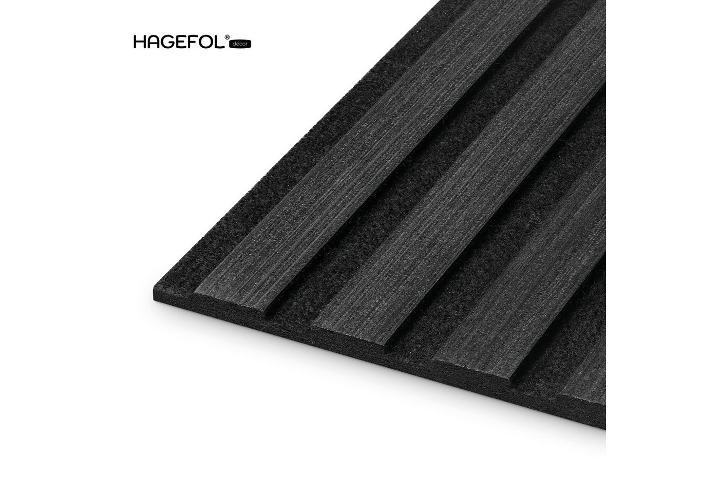 HAGEFOL Wandpaneel Akustikpaneele Lite, selbstklebendes Wandpaneel, 2 Stk./Paket, BxL: 28x240 cm, 0,67 qm, Selbstklebend – Bild 3 von 5