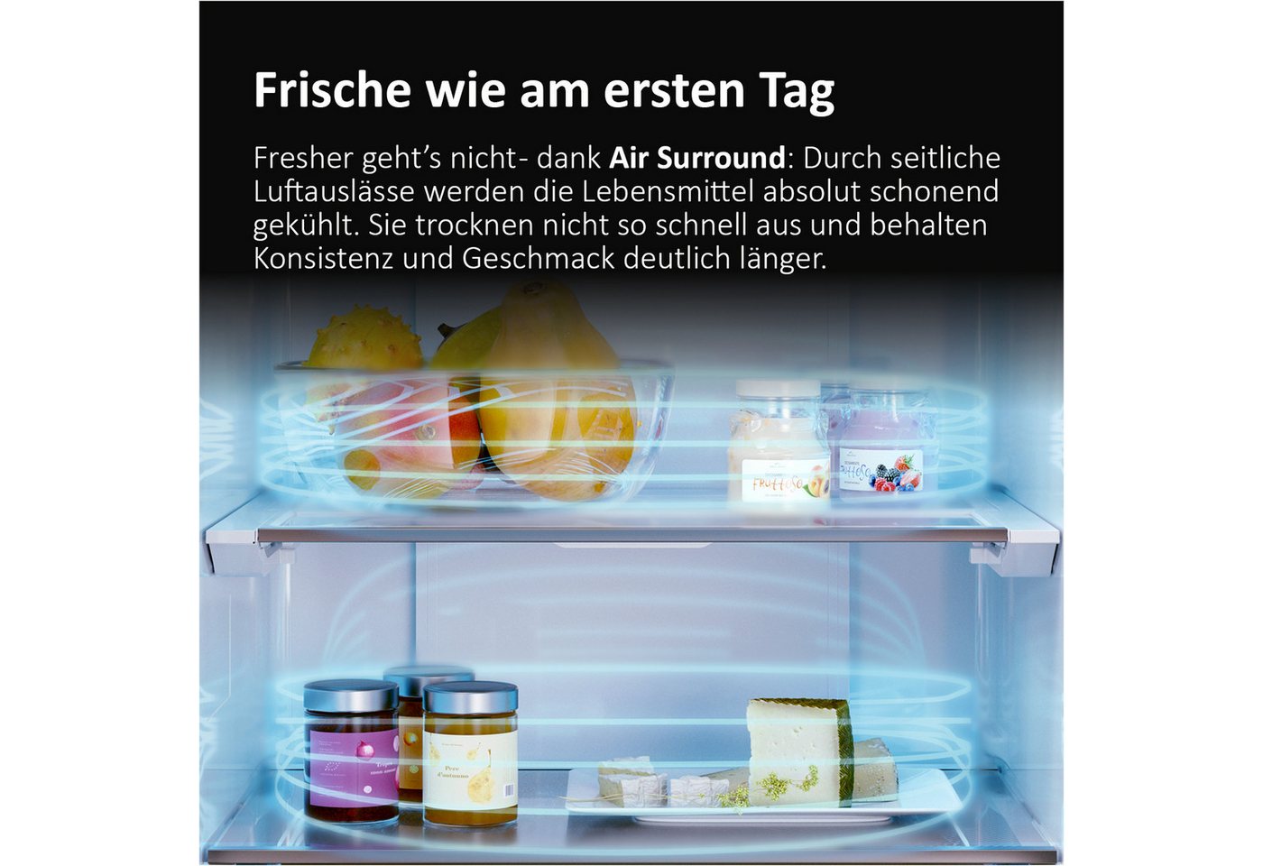 Haier Multi Door Cube 90 HCR79F19CNMD, 190,5 cm hoch, 90,8 cm breit, No-Frost, Humidity Zone, ABT Pro entfernt 99,99% der Bakterien – Bild 5 von 5