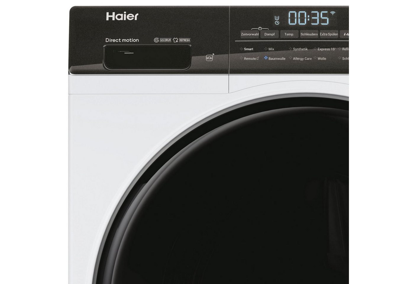 Haier Waschmaschine HW90-B14TEAM5, 9 kg, 1400 U/min, Smart hOn App, XL-Drum, Dampffunktion – Bild 5 von 5
