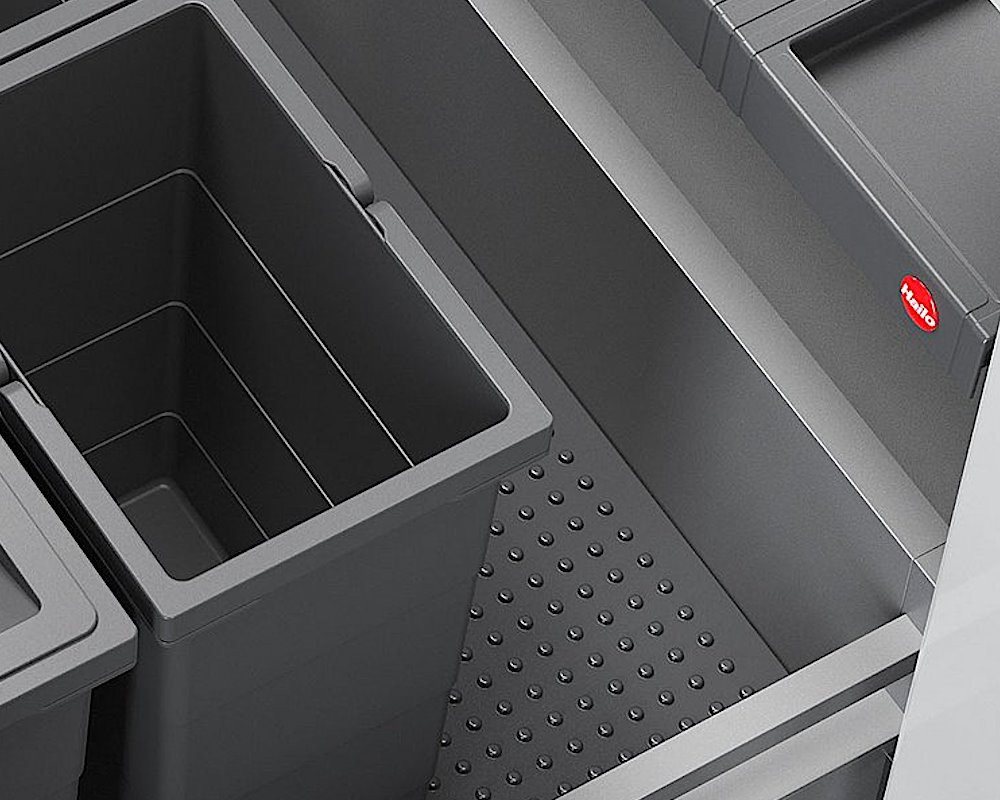 Hailo Einbaumülleimer Abfallsammler Allegro System 295 18/8/8/D – Bild 5 von 5