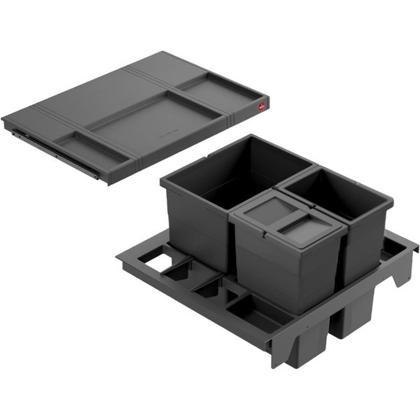 Hailo Einbaumülleimer Inneneimer Abfallsammler Separato K 600 18/8/8/D