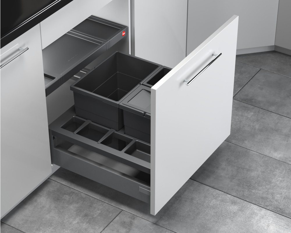 Hailo Einbaumülleimer Inneneimer Abfallsammler Separato K 600 18/8/8/D – Bild 3 von 5