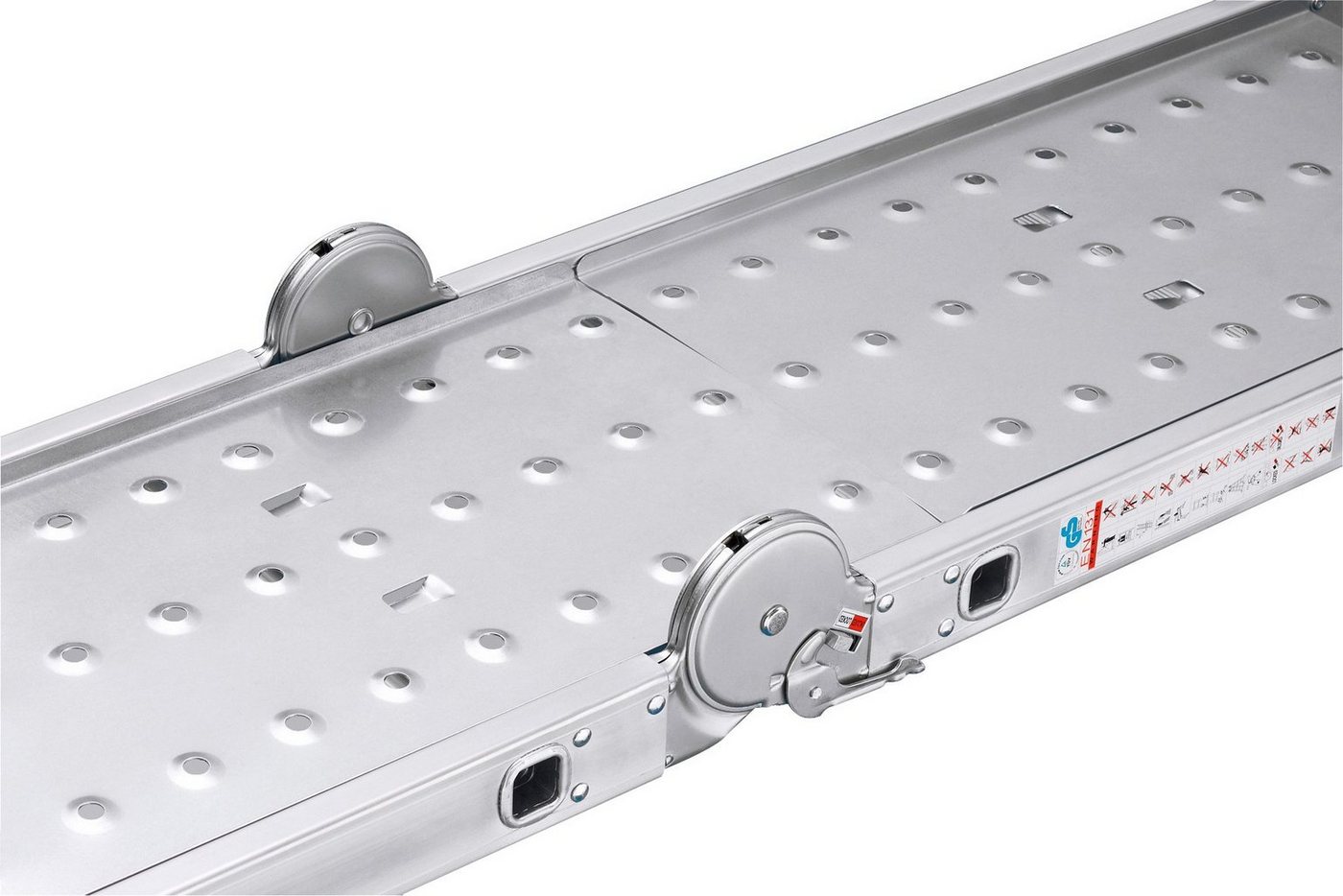 Hailo Gelenkleiter M60, Aluminium-Universalleiter 4x3 Sprossen – Bild 4 von 5