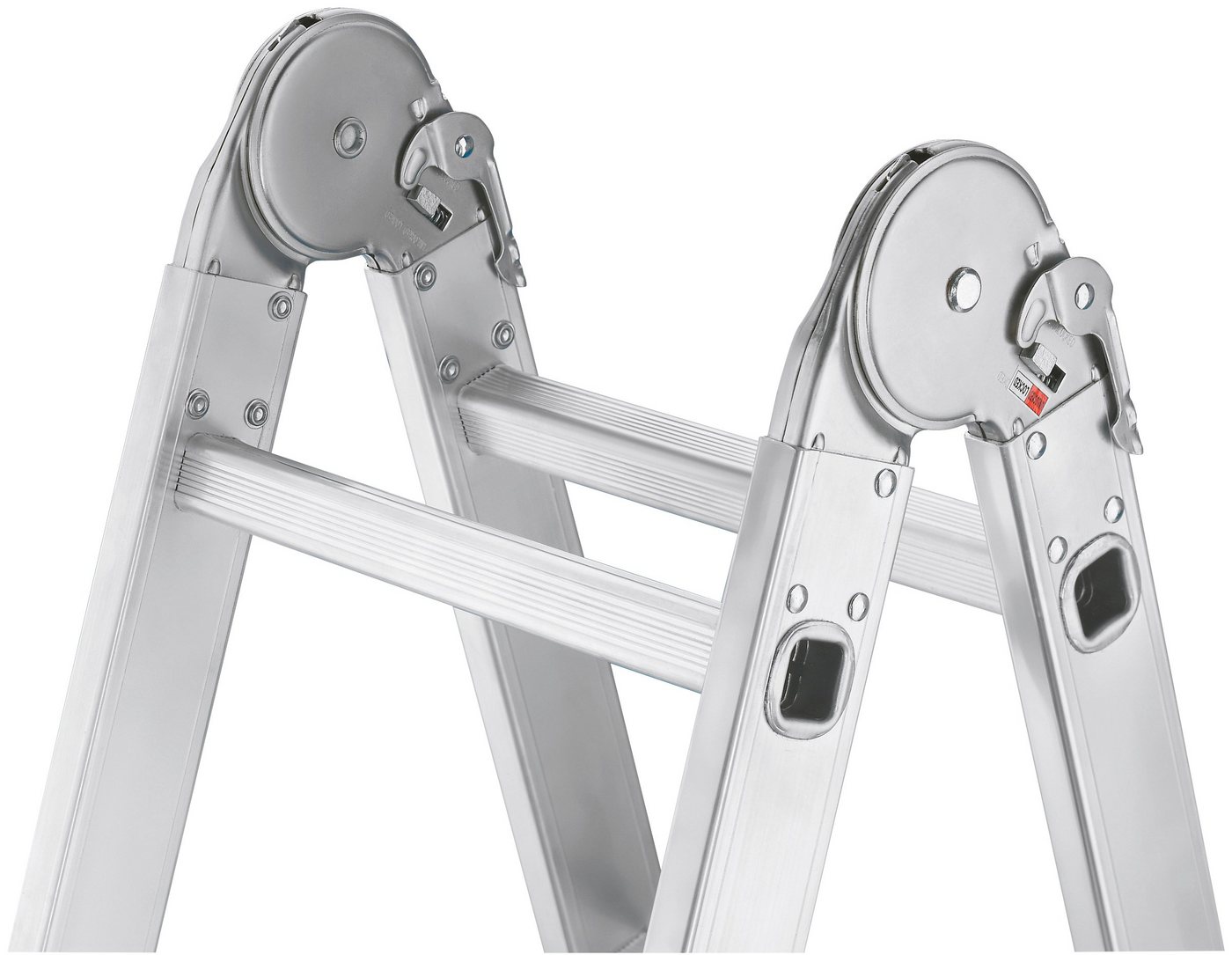 Hailo Gelenkleiter M60, Aluminium-Universalleiter 4x3 Sprossen – Bild 5 von 5
