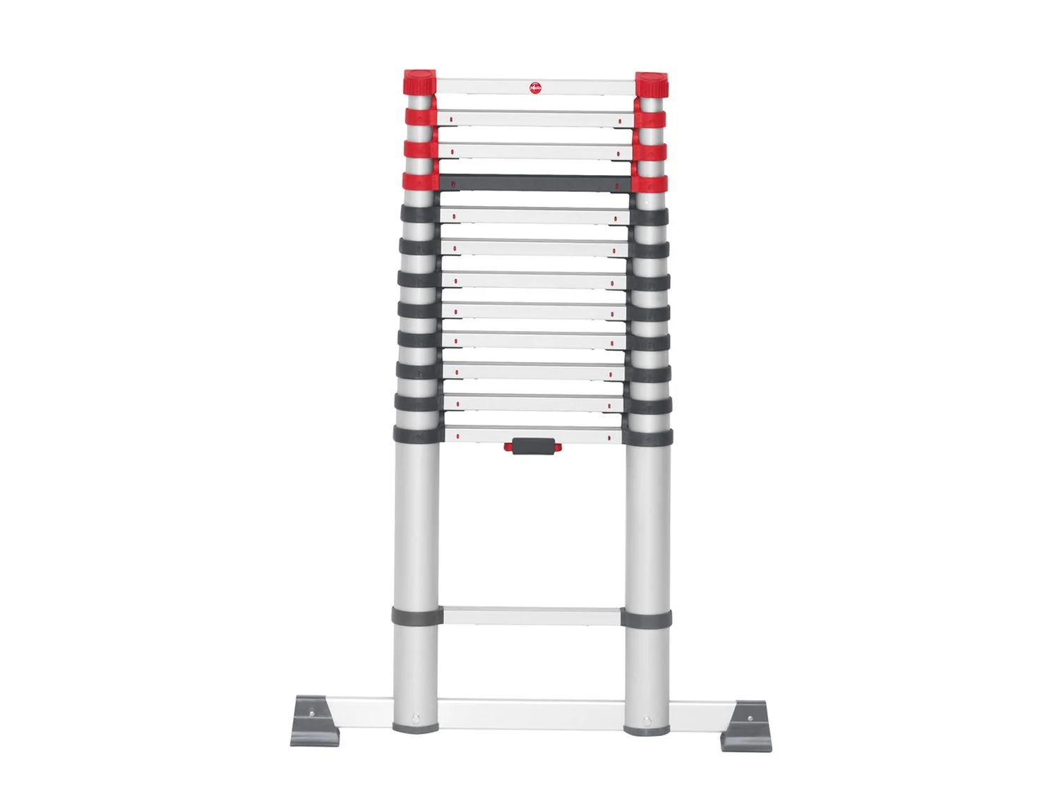 Hailo Teleskopleiter FlexLine, Alu-Sicherheits-Teleskopleiter 13 Sprossen – Bild 2 von 3
