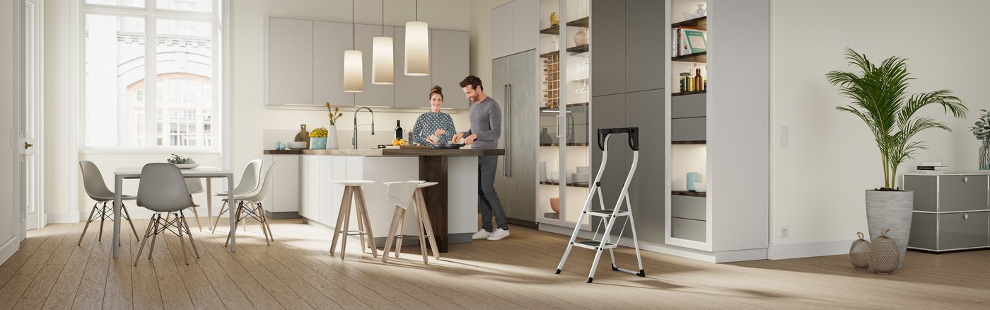 Hailo Trittleiter ComfortLine, belastbar bis 150 kg – Bild 2 von 5